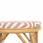 ΣΚΑΜΠΟ ΑΛΟΥΜΙΝΙΟΥ ΜΕΣ.ΥΨΟΥΣ CHINO HM6286.04 BAMBOO LOOK ΦΥΣΙΚΟ & TEXTILENE 43x43x65Υεκ - Image 6