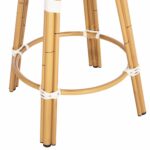 ΣΚΑΜΠΟ ΑΛΟΥΜΙΝΙΟΥ ΜΕΣ.ΥΨΟΥΣ CHINO HM6286.04 BAMBOO LOOK ΦΥΣΙΚΟ & TEXTILENE 43x43x65Υεκ - Image 9