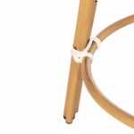 ΣΚΑΜΠΟ ΑΛΟΥΜΙΝΙΟΥ ΜΕΣ.ΥΨΟΥΣ CHINO HM6286.05 BAMBOO LOOK & TEXTILENE ΜΠΛΕ 43x43x65Υεκ - Image 8