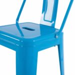 ΣΚΑΜΠΟ BAR-PRO ME ΠΛΑΤΗ ΜΕΤΑΛΛΙΚΟ MELITA HM8643.48 ΜΠΛΕ 42x42x100Υεκ. - Image 9