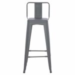 ΣΚΑΜΠΟ BAR ME ΠΛΑΤΗ ΜΕΤΑΛΛΙΚΟ MELITA-PRO HM8643.50 ΓΚΡΙ 42x42x100Υεκ. - Image 3