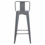 ΣΚΑΜΠΟ BAR ME ΠΛΑΤΗ ΜΕΤΑΛΛΙΚΟ MELITA-PRO HM8643.50 ΓΚΡΙ 42x42x100Υεκ. - Image 6
