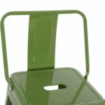 ΣΚΑΜΠΟ BAR ME ΠΛΑΤΗ ΜΕΤΑΛΛΙΚΟ MELITA-PRO HM8643.53 LIGHT OLIVE GREEN 42x42x100Υεκ. - Image 7