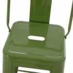 ΣΚΑΜΠΟ BAR ME ΠΛΑΤΗ ΜΕΤΑΛΛΙΚΟ MELITA-PRO HM8643.53 LIGHT OLIVE GREEN 42x42x100Υεκ. - Image 8