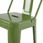 ΣΚΑΜΠΟ BAR ME ΠΛΑΤΗ ΜΕΤΑΛΛΙΚΟ MELITA-PRO HM8643.53 LIGHT OLIVE GREEN 42x42x100Υεκ. - Image 9