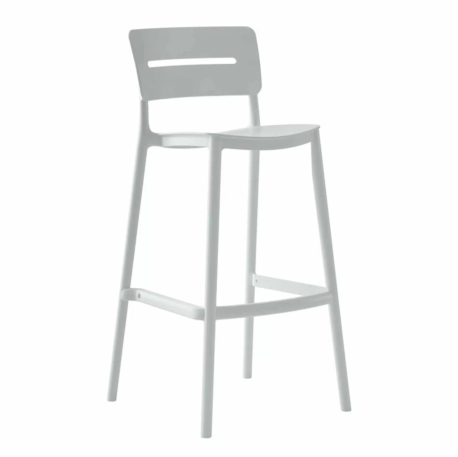 ΣΚΑΜΠΟ BAR ΠΟΛΥΠΡΟΠΥΛΕΝΙΟΥ SNOD2 HM6100.01 ΛΕΥΚΟ 37,2x50x101,5Υεκ. - Image 1