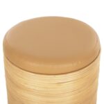 ΣΚΑΜΠΟ MITCH HM9886 ΦΥΣΙΚΟ RATTAN-ΚΑΘΙΣΜΑ ΑΠΟ PU ΜΠΕΖ Φ37x47Υεκ. - Image 4
