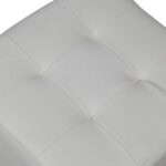 ΣΚΑΜΠΟ ΜΕ ΑΠΟΘΗΚΕΥΤΙΚΟ ΧΩΡΟ PU ΛΕΥΚΟ CUBE HM224.02 36,5x36,5x36Υεκ. - Image 4