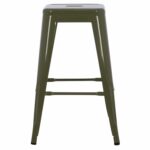 ΣΚΑΜΠΟ ΜΕΣΑΙΟΥ ΥΨΟΥΣ ΜΕΤΑΛΛΙΚΟ MELITA-PRO HM8573.43 DARK OLIVE GREEN 43x43x67Υεκ. - Image 3