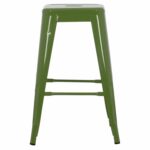 ΣΚΑΜΠΟ ΜΕΣΑΙΟΥ ΥΨΟΥΣ ΜΕΤΑΛΛΙΚΟ MELITA-PRO HM8573.53 ΣΕ LIGHT OLIVE GREEN 43x43x67Υεκ. - Image 3