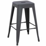 ΣΚΑΜΠΟ ΜΕΣΑΙΟΥ ΥΨΟΥΣ ΜΕΤΑΛΛΙΚΟ MELITA-PRO HM8573.50 ΓΚΡΙ 43x43x67Υεκ. - Image 4