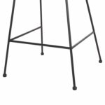 ΣΚΑΜΠΟ ΜΕΣ.ΥΨΟΥΣ ALLEGRA HM5644.11 ΜΕΤΑΛΛΟ&ΜΑΞΙΛΑΡΙ ΜΑΥΡΟ-WICKER ΜΠΕΖ 53x56x107Υεκ. - Image 9