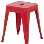 ΣΚΑΜΠΟ ΜΕΤΑΛΛΙΚΟ MELITA HM0096.44 ΣΕ ΚΟΚΚΙΝΟ ΧΡΩΜΑ 37x37x45Υεκ. - Image 5