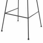ΣΚΑΜΠΟ ΜΠΑΡ ALLEGRA HM5455.11 ΜΕΤΑΛΛΟ&ΜΑΞΙΛΑΡΙ ΜΑΥΡΟ-WICKER ΜΠΕΖ 56x59x116,5Υεκ. - Image 10
