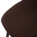 ΣΚΑΜΠΟ ΜΠΑΡ VINCENT HM8579.23 ΚΑΦΕ ΥΦΑΣΜΑ-ΜΑΥΡΟΣ ΜΕΤΑΛΛΙΚΟΣ ΣΚΕΛΕΤΟΣ 47x46x104Υεκ. - Image 8