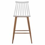 ΣΚΑΜΠΟ ΜΠΑΡ VANESSA HM9300.01 ΛΕΥΚΟ ΜΕΣΑΙΟΥ ΥΨΟΥΣ 43x45x97Υεκ. - Image 3