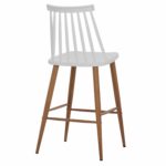 ΣΚΑΜΠΟ ΜΠΑΡ VANESSA HM9300.01 ΛΕΥΚΟ ΜΕΣΑΙΟΥ ΥΨΟΥΣ 43x45x97Υεκ. - Image 5