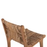 ΣΚΑΜΠΟ ΜΠΑΡ WALTER HM9841 ΞΥΛO TEAK ΣΕ ΦΥΣΙΚΟ-ΨΑΘΑ 46x55x105Υ εκ. - Image 9
