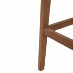 ΣΚΑΜΠΟ ΜΠΑΡ WALTER HM9841 ΞΥΛO TEAK ΣΕ ΦΥΣΙΚΟ-ΨΑΘΑ 46x55x105Υ εκ. - Image 10