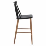 ΣΚΑΜΠΟ ΜΠΑΡ VANESSA ΜΑΥΡΟ ΜΕΣΑΙΟΥ ΥΨΟΥΣ HM9300.02 43x45x97Υεκ. - Image 4