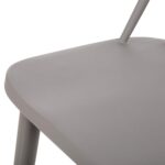 ΣΚΑΜΠΟ ΜΠΑΡ ΜΕΣ. ΥΨΟΥΣ VANESSA HM9300.20 ΠΟΛΥΠΡΟΠΥΛΕΝΙΟ & ΜΕΤΑΛΛΟ-ΓΚΡΙ 45,5x46x97Υεκ - Image 9