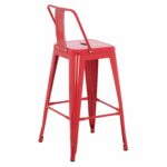 ΣΚΑΜΠΟ ΜΠΑΡ ΜΕΣΑΙΟΥ ΥΨΟΥΣ ΜΕΤΑΛΛΙΚΟ MELITA-PRO HM8574.44 ΚΟΚΚΙΝΟ 43x43x88Υεκ. - Image 5