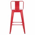 ΣΚΑΜΠΟ ΜΠΑΡ ΜΕΣΑΙΟΥ ΥΨΟΥΣ ΜΕΤΑΛΛΙΚΟ MELITA-PRO HM8574.44 ΚΟΚΚΙΝΟ 43x43x88Υεκ. - Image 6