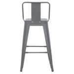 ΣΚΑΜΠΟ ΜΠΑΡ ΜΕΣΑΙΟΥ ΥΨΟΥΣ ΜΕΤΑΛΛΙΚΟ MELITA-PRO HM8574.50 ΓΚΡΙ 43x43x88Υεκ. - Image 6