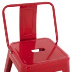 ΣΚΑΜΠΟ ΜΠΑΡ ΜΕΣΑΙΟΥ ΥΨΟΥΣ ΜΕΤΑΛΛΙΚΟ MELITA-PRO HM8574.44 ΚΟΚΚΙΝΟ 43x43x88Υεκ. - Image 7