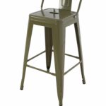 ΣΚΑΜΠΟ ΜΠΑΡ ΜΕΣΑΙΟΥ ΥΨΟΥΣ ΜΕΤΑΛΛΙΚΟ MELITA-PRO HM8574.43 DARK OLIVE GREEN 43x43x88Υεκ. - Image 8