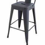 ΣΚΑΜΠΟ ΜΠΑΡ ΜΕΣΑΙΟΥ ΥΨΟΥΣ ΜΕΤΑΛΛΙΚΟ MELITA-PRO HM8574.50 ΓΚΡΙ 43x43x88Υεκ. - Image 9