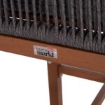 ΣΚΑΜΠΟ ΜΠΑΡ ΜΕΣ.ΥΨΟΥΣ HOWARD HM5791.22 ΚΑΦΕ ΑΛΟΥΜΙΝΙΟ--ΣΚΟΥΡΟ ΓΚΡΙ ΣΧΟΙΝΙ 47,5x55x94,5Υεκ - Image 10