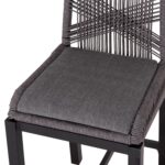 ΣΚΑΜΠΟ ΜΠΑΡ ΜΕΣ.ΥΨΟΥΣ HOWARD HM5791.23 ΜΑΥΡΟ ΑΛΟΥΜΙΝΙΟ--ΓΚΡΙ ΣΧΟΙΝΙ 47,5x55x94,5Υεκ. - Image 8