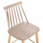 ΣΚΑΜΠΟ ΜΠΑΡ ΜΕΣ.ΥΨΟΥΣ VANESSA HM9300.25 ΚΑΠΟΥΤΣΙΝΟ PP & ΠΟΔΙΑ ΟΨΗ ΞΥΛΟΥ 45,5x46x97Υεκ - Image 7