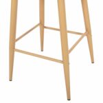 ΣΚΑΜΠΟ ΜΠΑΡ ΜΕΣ.ΥΨΟΥΣ VANESSA HM9300.25 ΚΑΠΟΥΤΣΙΝΟ PP & ΠΟΔΙΑ ΟΨΗ ΞΥΛΟΥ 45,5x46x97Υεκ - Image 10