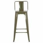 ΣΚΑΜΠΟ ΜΠΑΡ ΜΕΤΑΛΛΙΚΟ MELITA-PRO HM8642.41 ΣΕ ΛΕΥΚΟ ΜΑΤ 43x43x78Υεκ. - Image 8