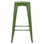 ΣΚΑΜΠΟ ΜΠΑΡ ΜΕΤΑΛΛΙΚΟ MELITA-PRO HM8642.53 ΣΕ LIGHT OLIVE GREEN 43x43x78Υεκ. - Image 3