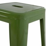 ΣΚΑΜΠΟ ΜΠΑΡ ΜΕΤΑΛΛΙΚΟ MELITA-PRO HM8642.53 ΣΕ LIGHT OLIVE GREEN 43x43x78Υεκ. - Image 6