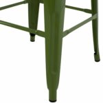 ΣΚΑΜΠΟ ΜΠΑΡ ΜΕΤΑΛΛΙΚΟ MELITA-PRO HM8642.53 ΣΕ LIGHT OLIVE GREEN 43x43x78Υεκ. - Image 7