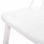 ΣΚΑΜΠΟ ΜΠΑΡ ΨΗΛΟ VANESSA HM8459.11 ΛΕΥΚΟ PP & ΛΕΥΚΑ ΜΕΤΑΛ.ΠΟΔΙΑ 47x48,5x107Υεκ. - Image 9