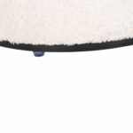 ΣΚΑΜΠΟ ΣΤΡΟΓΓΥΛΟ LINNER HM9604.06 ΜΠΟΥΚΛΕ ΥΦΑΣΜΑ ΕΚΡΟΥ-ΜΑΥΡΗ ΛΕΠΤΟΜΕΡΕΙΑ Φ38x44 εκ. - Image 7