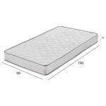 ΣΤΡΩΜΑ CONTINUOUS SPRING ΧΑΜΗΛΗ ΣΟΥΣΤΑ ΜΟΝΗΣ ΟΨΗΣ HM671.01 90x190x16 εκ. - Image 2