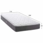 ΣΤΡΩΜΑ DREAMTOPIA ΣΕΙΡΑ LULLABY ALOE VERA HM655.110-200 BONNELL SPRING 110x200x20Yεκ. - Image 2