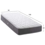ΣΤΡΩΜΑ DREAMTOPIA ΣΕΙΡΑ LULLABY ALOE VERA HM655.90 BONNELL SPRING 90x190 εκ. - Image 2