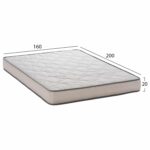 ΣΤΡΩΜΑ DREAMTOPIA ΣΕΙΡΑ RELIEF HM653.160 BONNELL SPRING 160x200x16Y εκ. - Image 2