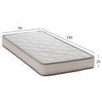 ΣΤΡΩΜΑ DREAMTOPIA ΣΕΙΡΑ RELIEF HM653.90 BONNELL SPRING 90x190x20Y εκ. - Image 2