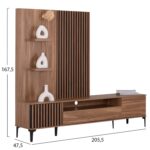 ΣΥΝΘΕΣΗ ΣΑΛΟΝΙΟΥ 3ΤΜΧ HARRY HM21092 ΤΡΑΠΕΖΙ ΣΑΛΟΝΙΟΥ-ΕΠΙΠΛΟ TV-ΒΙΤΡΙΝΑ - Image 2