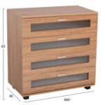 ΣΥΡΤΑΡΙΕΡΑ ΜΕΛΑΜΙΝΗΣ THORGAN HM9880.01 4 ΣΥΡΤΑΡΙΑ-SONAMA ΧΡΩΜΑ 80Χ40Χ83Υεκ - Image 2
