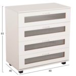ΣΥΡΤΑΡΙΕΡΑ ΜΕΛΑΜΙΝΗΣ THORGAN HM9880.03 4 ΣΥΡΤΑΡΙΑ-ΛΕΥΚΟ ΧΡΩΜΑ 80Χ40Χ83Υεκ - Image 2
