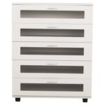 ΣΥΡΤΑΡΙΕΡΑ ΜΕΛΑΜΙΝΗΣ THORGAN HM9881.03 5 ΣΥΡΤΑΡΙΑ-ΛΕΥΚΟ ΧΡΩΜΑ 80Χ40Χ100Υεκ - Image 4